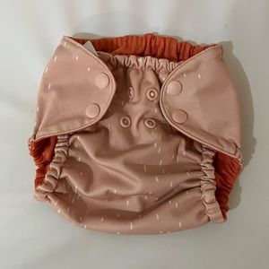 Esembly Baby cloth diaper outer cover pink confetti size 1